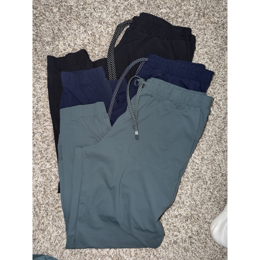 Fabletics The One Jogger Pants Mens XL Lot of 3 Drawstring Athletic Workout NICE